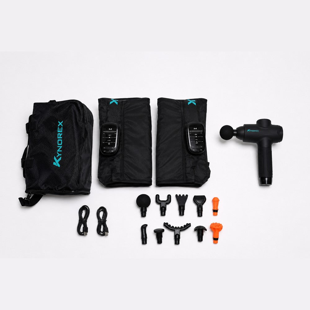 Pack Recovery Pro: Botas Core + Pistola de Masaje