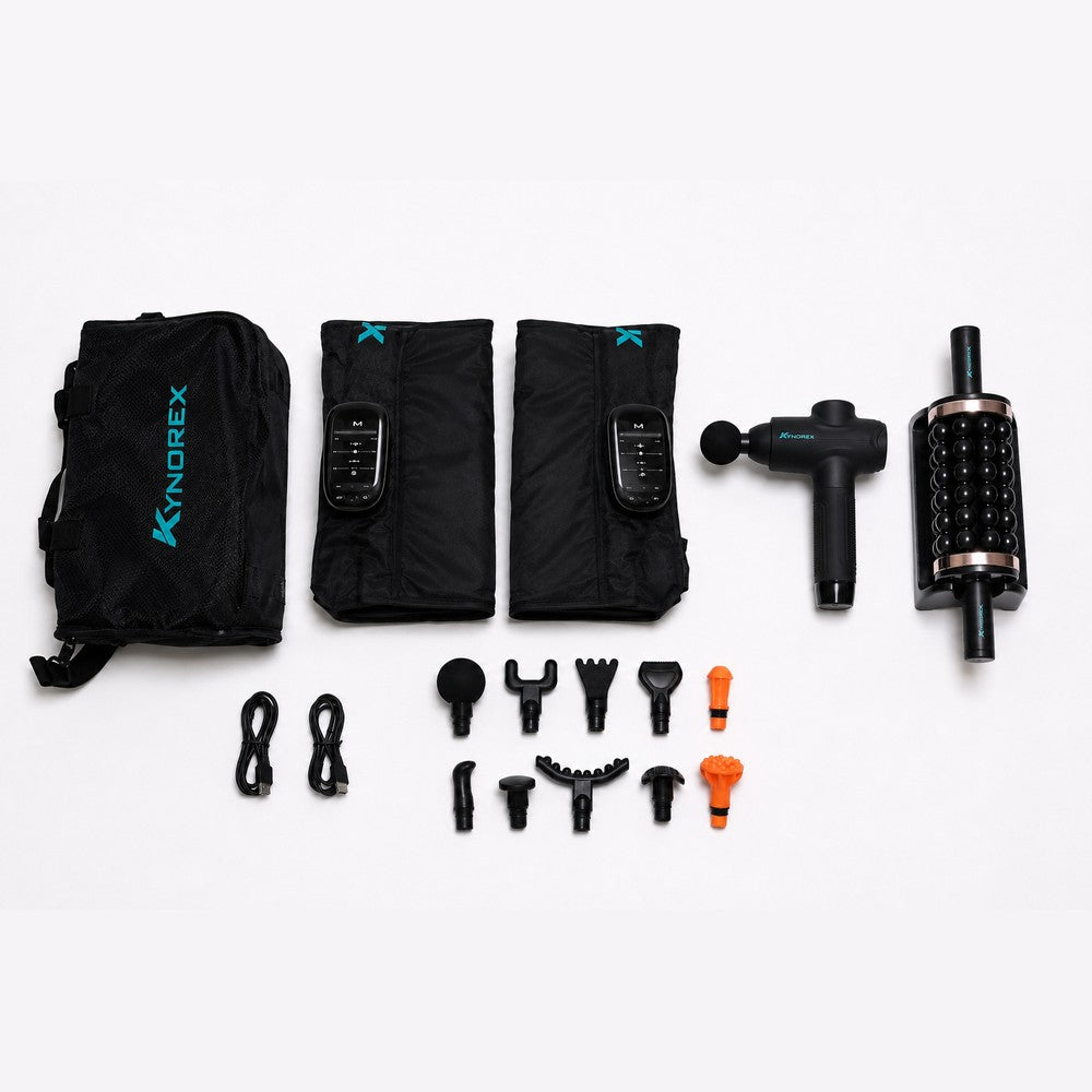 Pack Recovery Elite : Botas Core + Pistola + Roller